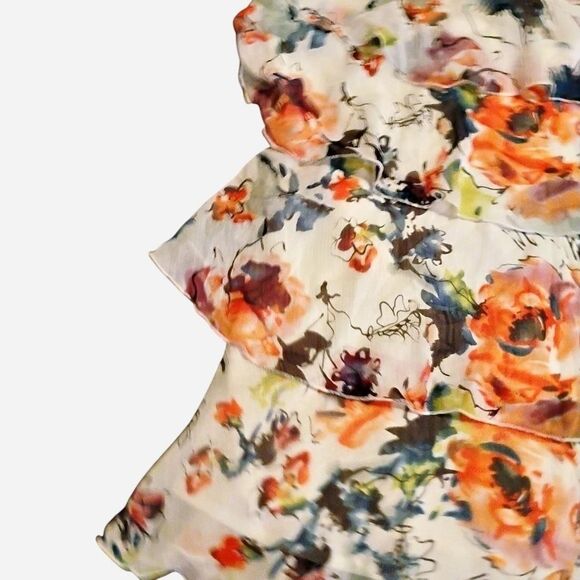 Lapis Vibrant Floral Layered Camisole - Picture 2 of 8